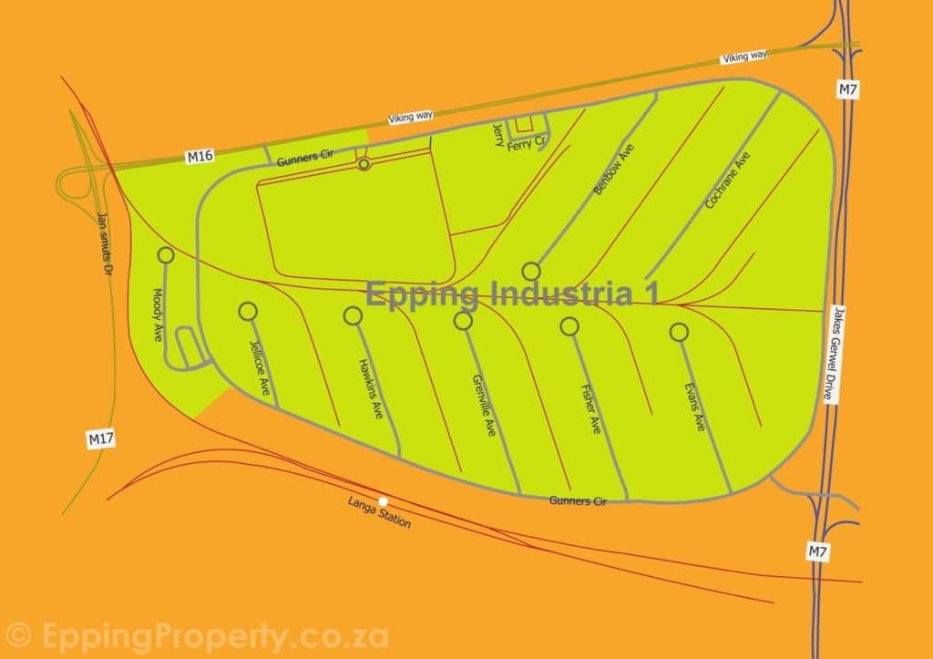 Map of Epping Industria 1